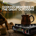 JoChef Butane Camping Stove - 9,500 BTU Portable Gas Stove