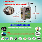 150W Portable Hand Crank Generator, High Power Emergency Dynamotor with USB Plug AC110V/220W for Camping, Sudden Power Outages