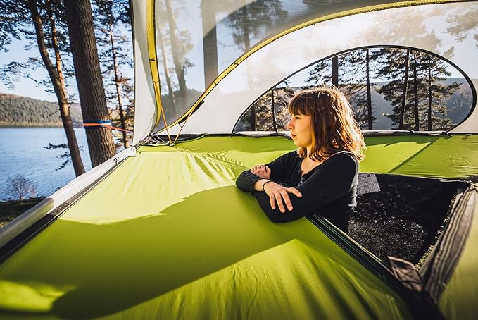 Tentsile Stingray V3 Tree Tent, Camping Hammock Tent, 3P Capacity, Portable Tree House Shelter for Campers, Backyards, Campgrounds, Designed in The UK