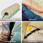 Camping Blanket, Puffy Blankets Lightweight Windproof Resistant for Outdoors,Hiking, Backpacking,Car,Picnic,Stadium