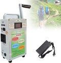 Hand Crank Emergency Generator 150W, Portable Power Station with AC Outlet & USB Ports, for Emergency Home & Outdoor Camping Charging 220V