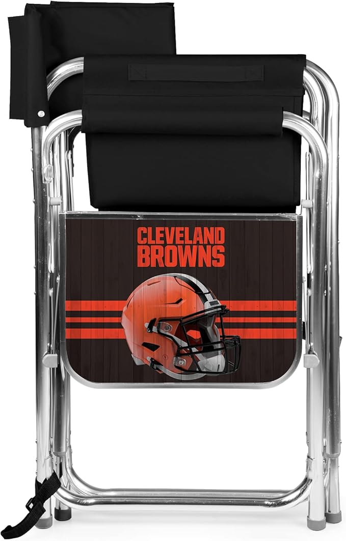 Picnic TIME NFL Unisex-Adult NFL Sports Chair with Side Table, Beach Chair, Camp Chair for Adults