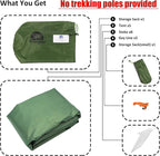 2-Person Trekking Pole Tent for Backpacking - Ultralight A-Frame Backpacking Tent, Two Person Waterproof Hiking Tent for Camping, Lightweight Camping Tent for Scouts, Trekker (No Poles)
