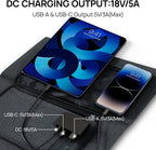 DaranEner Portable Power Station 60,000mAh, 192Wh LiFePO4 Battery Backup w/2 300W AC Outlets, Power Bank for Hurricane Emergency/Home/Outdoor Camping/RVs Use with 100W Foldable Solar Panel