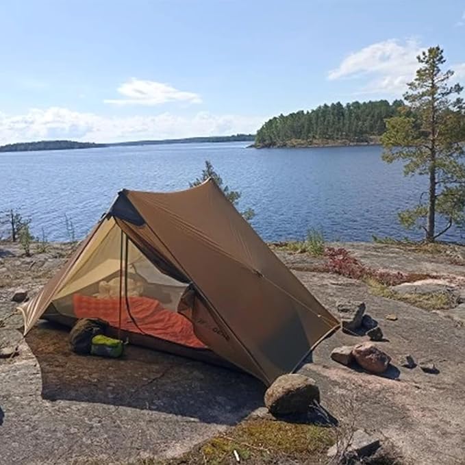 3F UL Gear Lanshan PRO Lanshan Ultralight Tent 3-Season Backpacking Tent for 1-Person or 2-Person, Waterproof Professional Tents for Camping, Trekking, Kayaking, Climbing