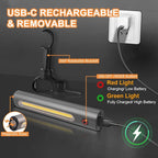 Barbecue Grill Light Designed for Blackstone & Weber Grill, Blackstone Griddle Accessories, Rechargeable LED Light for Outdoor, Grilling Accessories, Smoker BBQ Grilling Gift for Men Dad Him