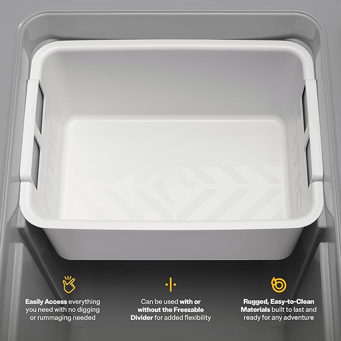 RTIC Ultra-Light Cooler Dry Goods Basket Tray Insert Accessories Perfect for Organization