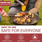 Fire Starters for Solo Stove Mesa, 32 Count BBQ Firestarter and Fireplace Accessories, Pellets for Bonfire and Firepit, Camping, Grilling, Cooking, Campfires, Charcoal, Wood, and Sticks (32 Rolls)