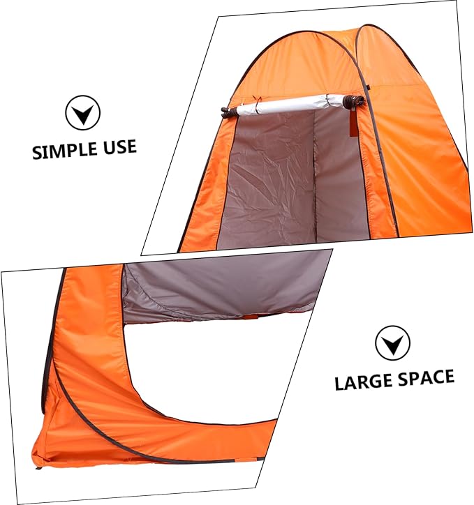 Sosoport Portable Tent for Fishing Camping Quick Tent Automatic Setup Space Windproof Easy Storage