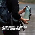 Collapsible Camping Water Storage (2L, 3L, 4L, 6L, 10L) - BPA & PVC Free, Hydration Reservoir Bag, Leak Proof