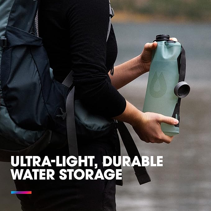 Collapsible Camping Water Storage (2L, 3L, 4L, 6L, 10L) - BPA & PVC Free, Hydration Reservoir Bag, Leak Proof