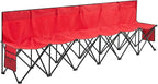 Yaheetech Foldable Sideline Bench 600D Oxford Double Layer Fabric
