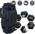 80L 100 liters Hiking Backpack Camping Rucksack, Men Outdoor Travel Climbing Knapsack Mountaineering Trekking Backpack