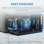 Alpicool Car Refrigerator 12 Volt Refrigerator 37QT. Freezer Electric Cooler, Portable Fridge for Car 12/24V DC 100~240V AC Portable Freezer for Camping RV Camper Truck -4℉-68℉