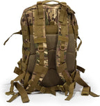 Bug Out Bag Backpack - 50L Tactical Backpack - Great for Survival Essentials (Green Camo)