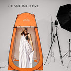 Your Choice 3.9x3.9x6.9FT Pop Up Privacy Tent, Large Portable Camping Changing Room with 2 Storage Pockets & 4 Sandbags, Outdoor Shower & Toilet Shelter for Beach, RV, Camping & Hiking