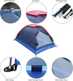Portable Tent,Outdoor Tent, Camping Tent 2 Person Waterproof Tent 3 Season Backpacking Hiking Tents for Camping Beach Travelling Double Layer Outdoor Tent