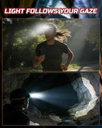Lichamp Camping Headlamp Flashlight 4 Pack, Outdoor Battery Powered Head Lamp Gear for Running, Reading, Hiking, Walking, Climbing, Fishing, Hunting, Jogging, Headlight Multipack for Adults, Kids