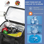 Tactical Cooler Backpack - 42 Cans Backpack Coolers Insulated Leak Proof for Men Adults, Soft Cooler Insulated Backpack for Lunch, Work, Camping, Hiking, Picnic, Beach & Travel