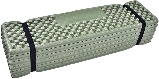 Drfeify Mattress Foam Camping Mat for Outdoor Sports Egg Cell Shape Sleeping Pad for Camping Material (Green)
