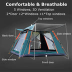 Tent 6-7 People Open Tents Outdoor Camping Hiking Automatic Season Tents Family Camping Tent