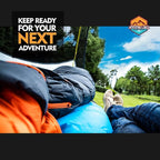 ZOOOBELIVES 10 Degree Down Sleeping Bag for Adults, 4-Season Cold-Weather Mummy Bag, Roomy Fit, 550+ Fill Power Warmth, Lightweight & Compressible for Car Camping, Backpacking & Hunting - AlpliveD1500
