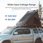 Renogy DC to DC Charger with MPPT 12V 40A Solar Input - 670W Dual Charging Car Battery Chargers for RV Marine Camping Compatible with LiFePO4 Gel Flooded and Sealed Lead Acid Batteries
