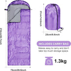 Tudomro Camping Sleeping Bag for Adults Lightweight Packable Waterproof Camping Gear Equipment to Keep Warm for Outdoor Backpacking Hiking Travel