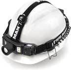 Steelman Pro Rechargeable Focusing Spotlight Headlamp, Motion-Sensing, Rear Safety Light, Pivoting Head, Up to 260 Lumens of Brightness