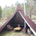 WINTENT 4 Season Waterproof Teepee Tent Yurt with Stove Jack for Adult Camping Hiking, Height 7.8FT/240CM