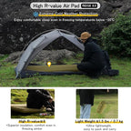 Camping Air Sleeping Pad Ridge 8.0 R-Value 8 Insulation Extreme Cold Weather Pump Bag Compact Lightweight Portable Hiking Disaster Preparedness Earthquakes Outdoor Inflatable Pad