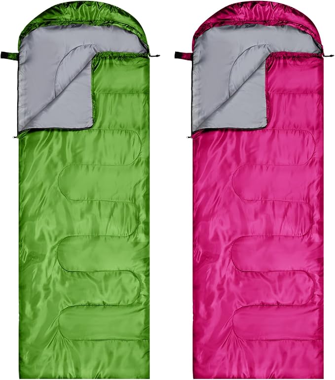 Tudomro Camping Sleeping Bag for Adults Lightweight Packable Waterproof Camping Gear Equipment to Keep Warm for Outdoor Backpacking Hiking Travel