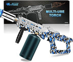 Propane Gun Torch - Powerful Grill & Cooking Blower Torch - Culinary Torch Sous Vide - Adjustable Flamethrower for BBQ, Campfire, Charcoal Wood Grills Lighter(Tank Not Included)