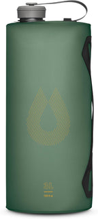 HydraPak Seeker - Collapsible Camping Water Storage (3L) - BPA & PVC Free, Hydration Reservoir Bag, Leak Proof - Sage Green