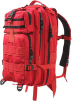 Rothco Trauma Kit Backpack - Includes Over 190 Emergency Survival Items for Any Situation - Red