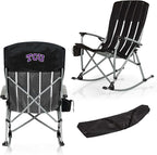 Picnic TIME NCAA Unisex-Adult NCAA Outdoor Rocking Camp Chair, XL Heavy Duty Camping Chair for Adults
