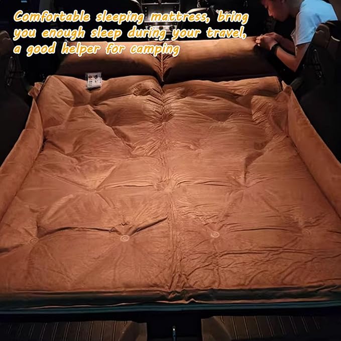 Car Air Mattress for Cadillac IQ 2024,Camping Folding Air Bed Cushion,Inflatable Thickened Car Air Bed,Portable Sleeping Pad for Camping,E