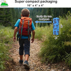KidzAdventure 2 in 1 Kids Tent for Camping/Kids Play Tent| Backpacking Tent for Kids |Easy Set Up Camping Tent