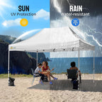 CROWN SHADES 10x15 Canopy Replacement Top - Only Compatible with Crown Shades M150B Series, Canopy Top Cover, White (Top Only)