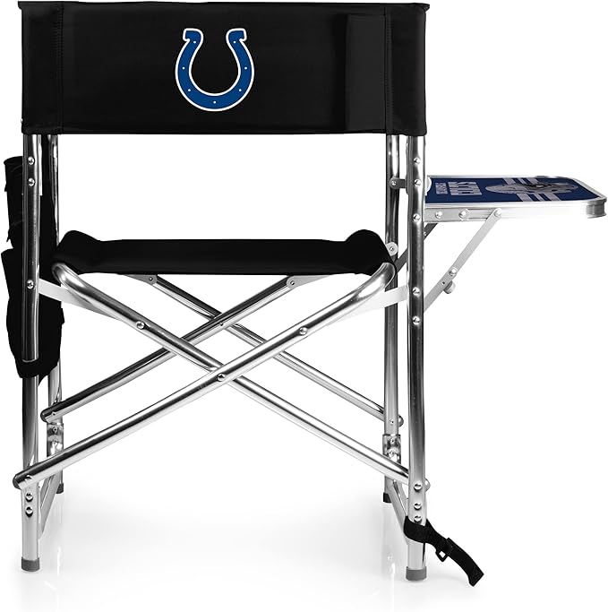 Picnic TIME NFL Unisex-Adult NFL Sports Chair with Side Table, Beach Chair, Camp Chair for Adults