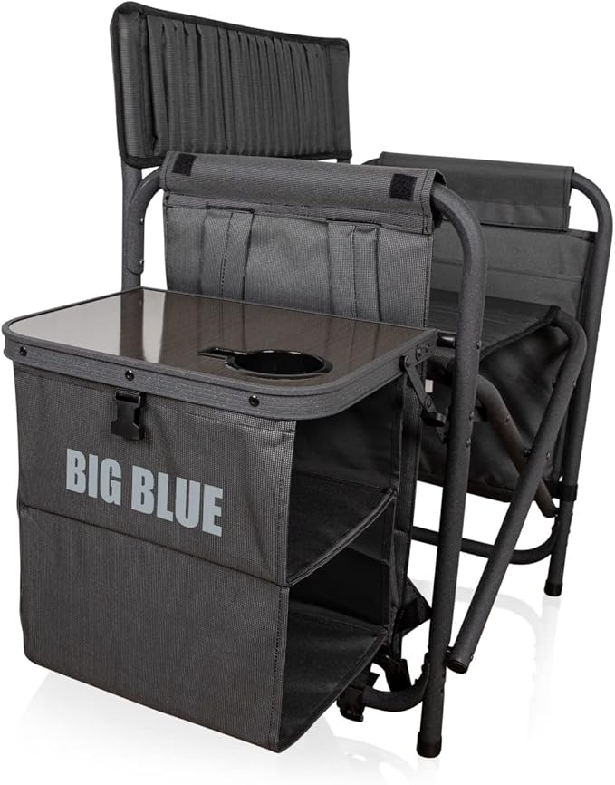 Picnic TIME NFL Unisex-Adult NFL Fusion Camping Chair with Side Table and Soft Cooler, Beach Chair for Adults, Lawn Chair