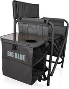 Picnic TIME NFL Unisex-Adult NFL Fusion Camping Chair with Side Table and Soft Cooler, Beach Chair for Adults, Lawn Chair