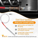 Upgrade Grills Replacement Parts Kit for Pit Boss, Traeger Wood Pellet Grills, Include 2.0 RPM Auger Motor, Hot Rod Ignitor, Fire Burn Pot, Induction Fan, Fit for Camp Chef, Z Grills Pellet Grill