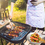 Set of 16 Stainless Steel Camping Plates Outdoor Dinnerware Barbecue Tableware Travel Friendly Meal Plate Cookwares Rusts Dinner Plates