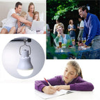 Solar Powered Lamp Remote Control Portable Led Bulb Lights Solar Energy Panel Led Lighting for Camp Tent Night Fishing Emergency Lights Flash 350LM(Pack of 1+Remote Control)