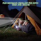 Dinosaur Headlamp for Kids Flashlight T-Rex LED Headlights Outdoor Toys Camping Essentials Gift for Boys Girls ages 3 4 5 6 7 8 9 10+ Years Old Toddlers Birthday Easter Halloween Christamas toy