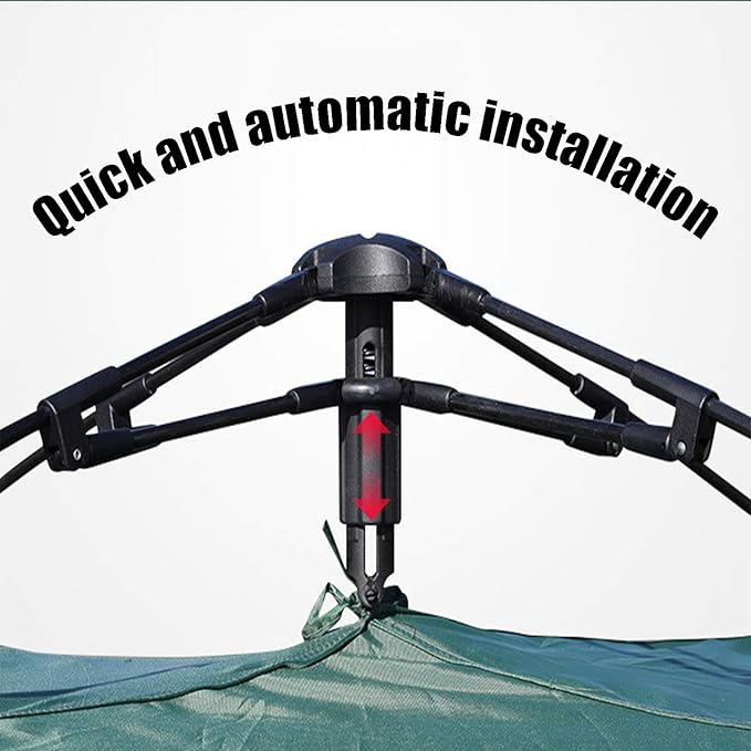 Outdoor Camping and Hiking Tent, Foldable Festival Tent, 3-4 Person Pop Up Tent, for Family, Festival, Backpacking, Backpacking and Mountaineering,