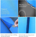 GeRRiT Camping Tent for Outdoor Automatic Tents Throwing Pop Up Waterproof Camping Hiking Tent Waterproof Large Family Tents