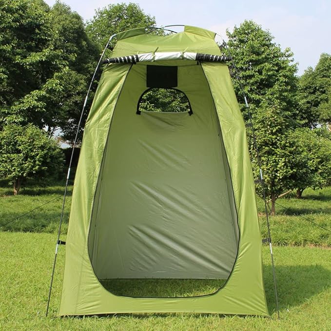 Lixada Outdoor 6FT Quick Set Up Privacy Tent, Toilet, Camp Shower, Portable Changing Room for Camping Shower Biking Toilet Beach