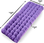 Zone Tech Camping Cot Mattress Pad Premium Quality Outdoor Comfortable Thicker Cotton Sleeping Cot Lightweight Waterproof Bottom Pad Mattress for Adult, Kid